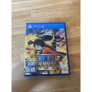 One Piece: Pirate Warriors 3 (Sony PlayStation 4, 2015) PS4 Korea W/ Manual